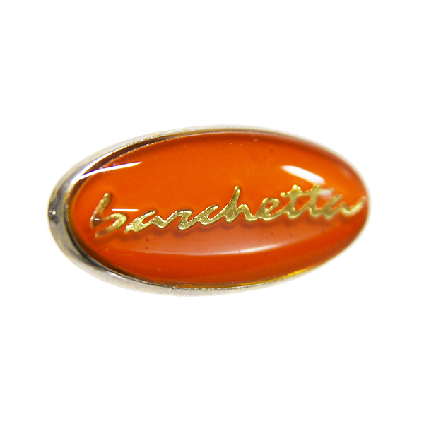 FIAT barchetta Oval Shaped Logo Pin Badge(Orange)