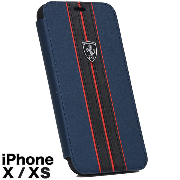 Ferrari½ãÀµ iPhoneX/XSÍѥ֥寥¿¥¤¥×¥±¡¼¥¹-OFF TRACK/¥Í¥¤¥Ó¡¼-