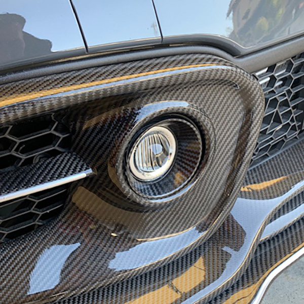ABARTH 595(Sr.4) Carbon Fog Reflector Cover by THREE HUNDRED