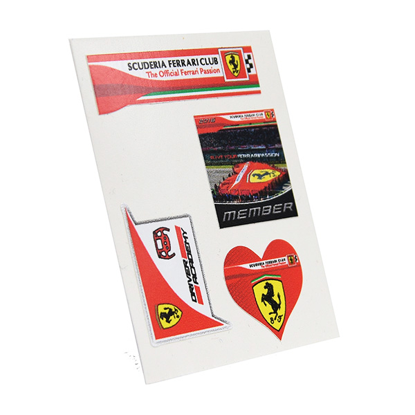 Scuderia Ferrari Club Small Stickers Set