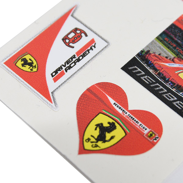 Scuderia Ferrari Club Small Stickers Set