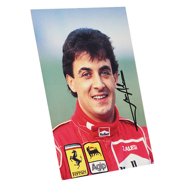 Scuderia Ferrari Promotion Card-J.Alesi Signed-