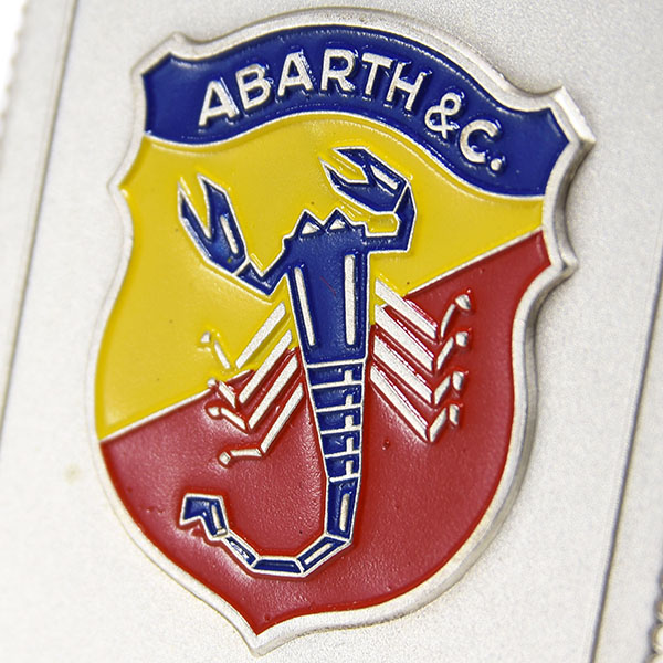 ABARTH Emblem Stamp Shaped Plate