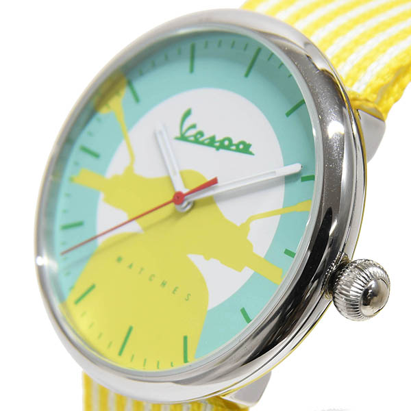 Vespa Official Watch-IRREVERENT-(Stripe/Yellow)