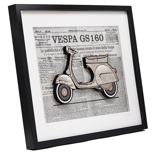VESPA GS160 Illustration-GIORNALE-by Mr.Vin (Large)