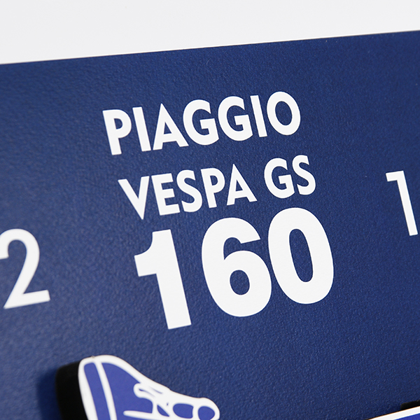 VESPA GS160 Stamp type illustration-BLUEPRINT-by Mr.Vin (Large)