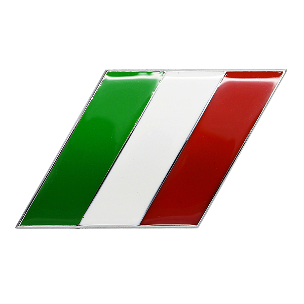 イタリア国旗エンブレム(スラッシュ)