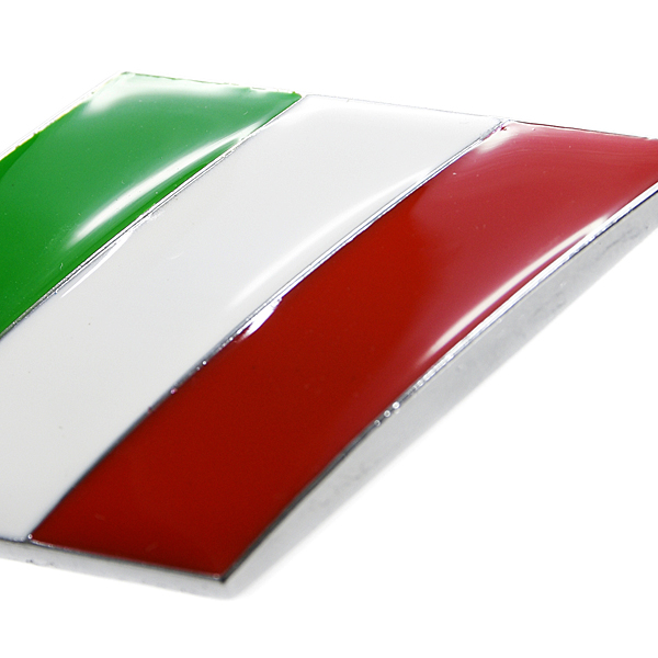 イタリア国旗エンブレム(スラッシュ)