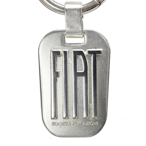 FIAT Old Logo Sterling silver Keyring