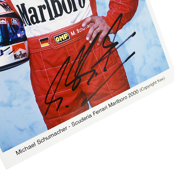 Scuderia Ferrari 2000 M.Schumacher Photo-M.schumacher Signed-