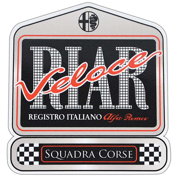 REGISTRO Italiano Alfa Romeo Sticker(Large)