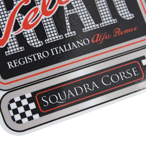 REGISTRO Italiano Alfa Romeo Sticker(Large)