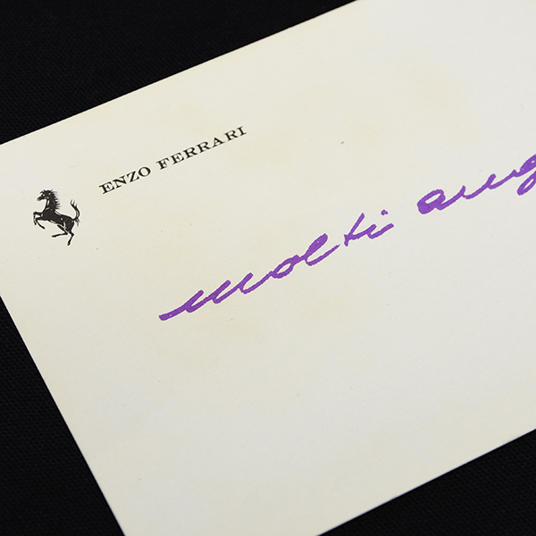 Ferrari Agenda 1987 by schedoni with Enzo Ferrari Greeting Card