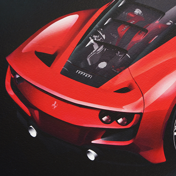 Ferrari F8 TRIBUTO lithographe for VIP Guest