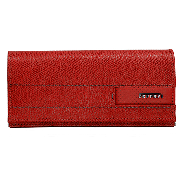 Ferrari Leather Glasses Case(Red)