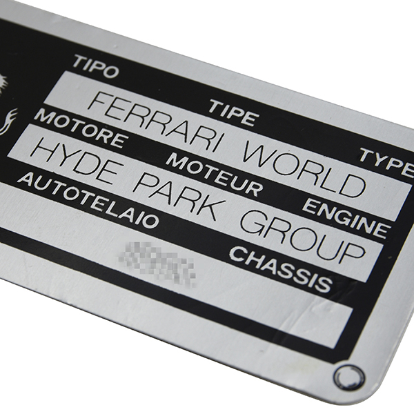 Ferrari WORLD HYDE PARK GROUP Sticker