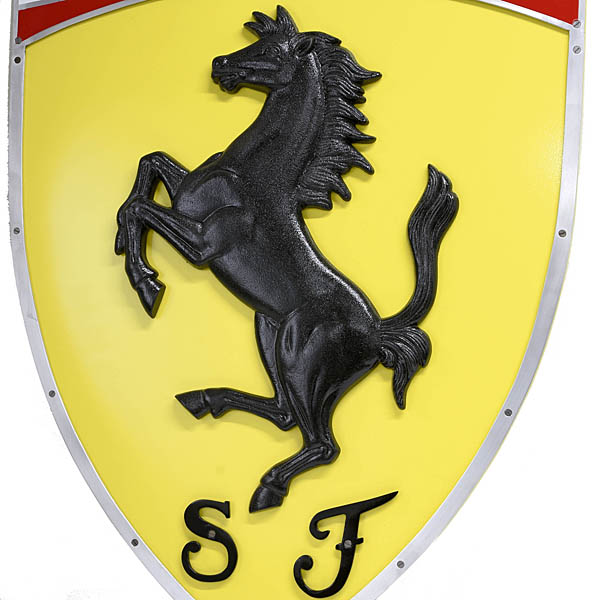 Scuderia Ferrariエンブレムアルミオブジェ-Large-