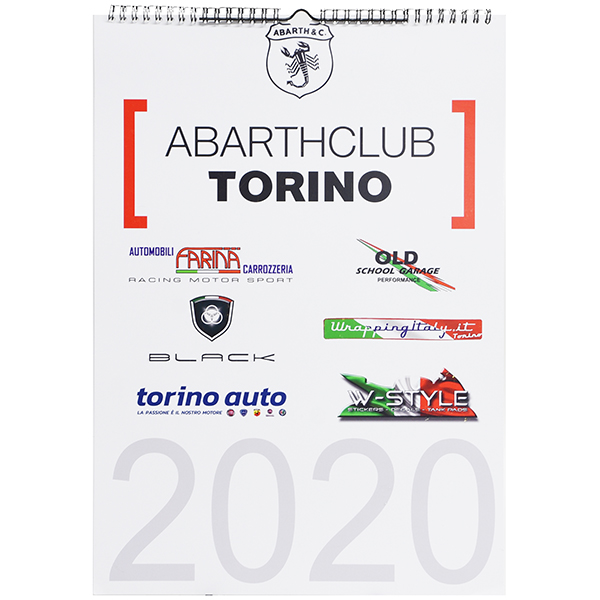 ABARTH CLUB TORINO Calender 2020-Vintage-