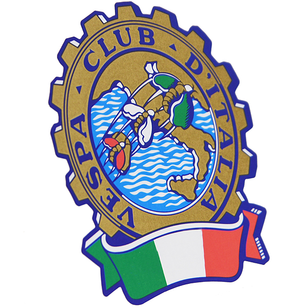 Vespa Club ITALIA Emblem Sticker