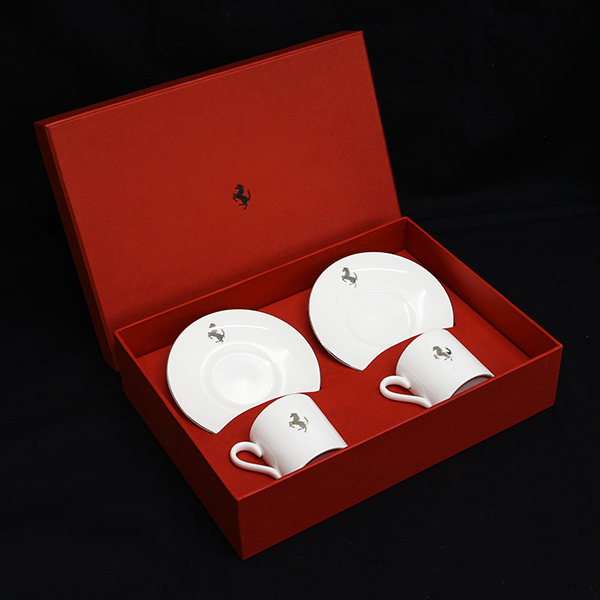Ferrari Official Espresso Cup & Saucer Set by WEDGEWOOD