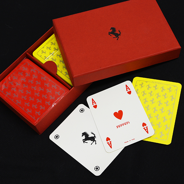 Ferrari playing cards set