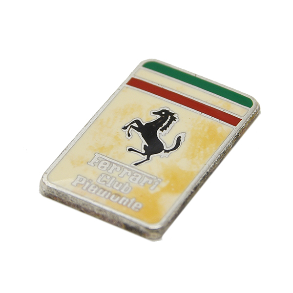 Ferrari Club Piemonte Emblem Plate