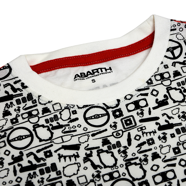 ABARTH T-Shirts for Kids-Technical Parts-