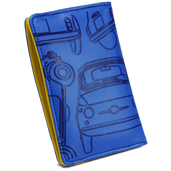 FIAT Nuova 500 Graphic Key Case(Blue)