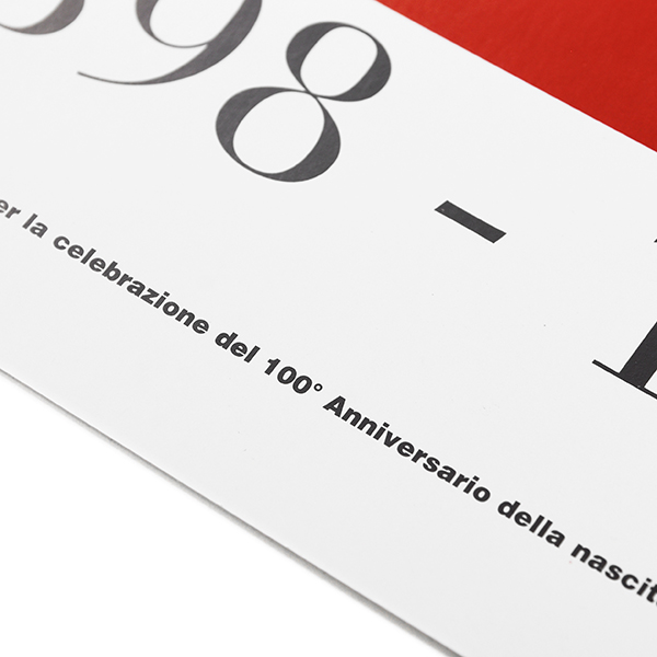 Enzo Ferrari 100th Anniversary of Birth Logo Press Release Print