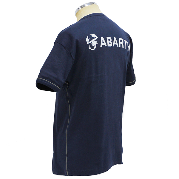 ABARTH Back Print T-Shirts(Navy)
