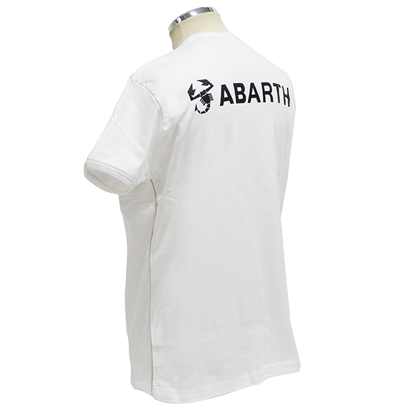 ABARTH Back Print T-Shirts(White)