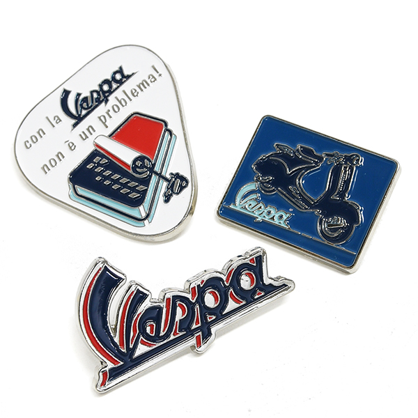 Vespa Pin Badge Set C