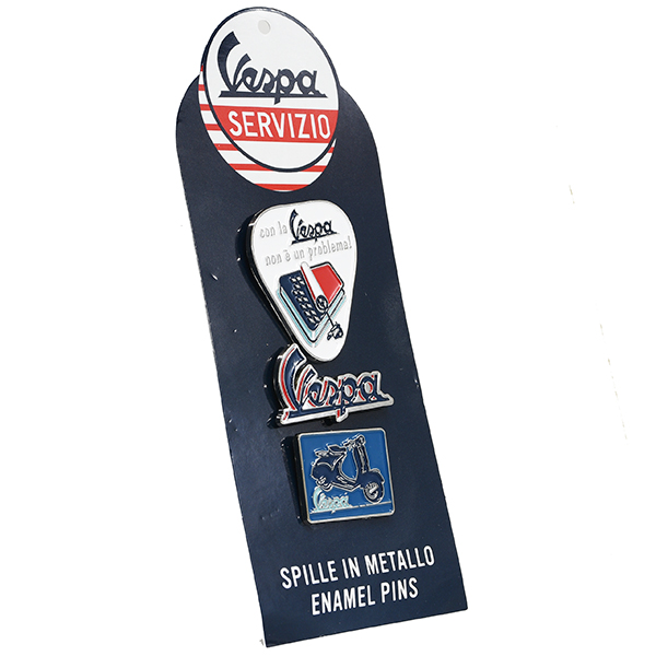 Vespa Pin Badge Set C