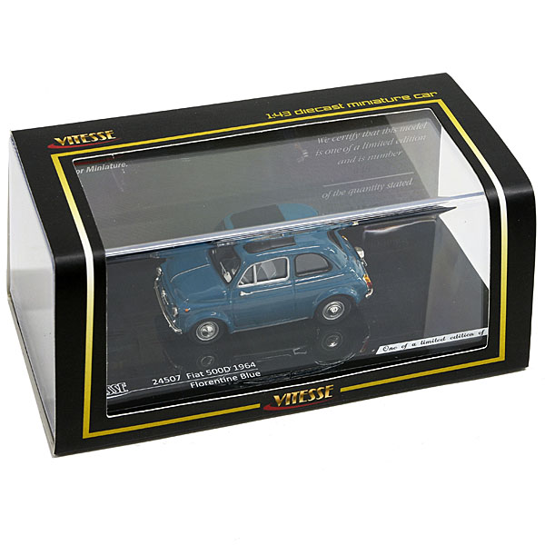 1/43 FIAT 500D Miniature Model(Blue)