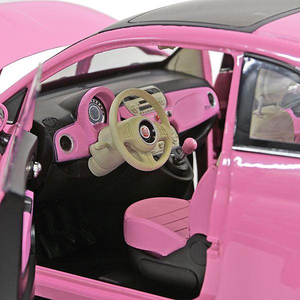 1/18 FIAT 500C Miniature Model(Pink)