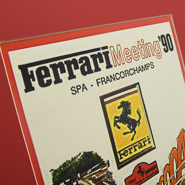 Ferrari Meeting 90 SPA Poster