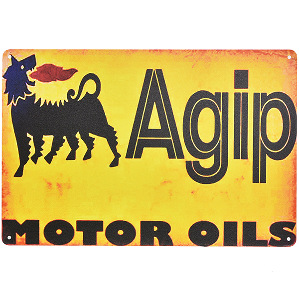 Agip Vintage Sign Boad