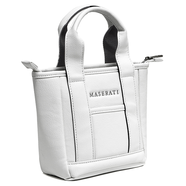 MASERATI Round Tote Bag(White)