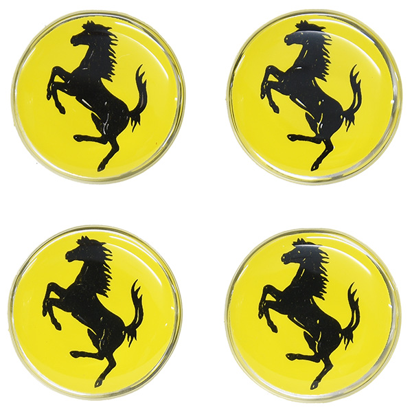 Ferrari(Cavallino)3D Round Sticker Set