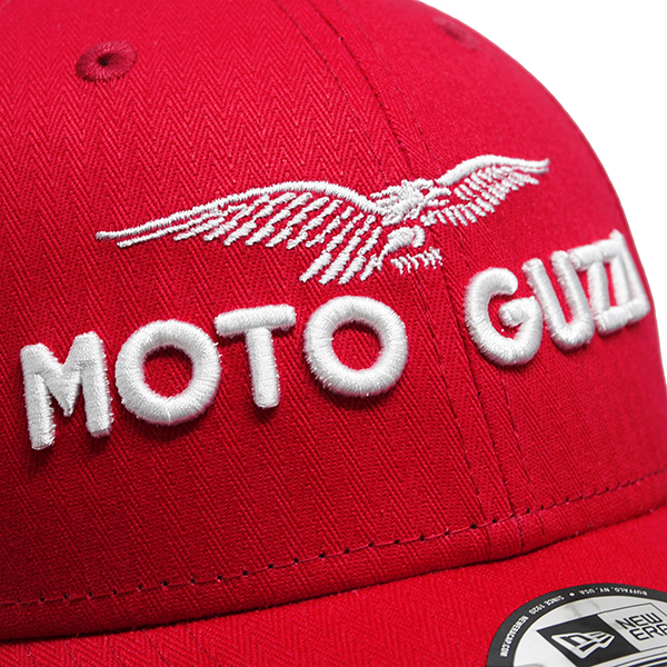 Moto Guzziオフィシャルベースボールキャップ-2020-(レッド) by NEW ERA