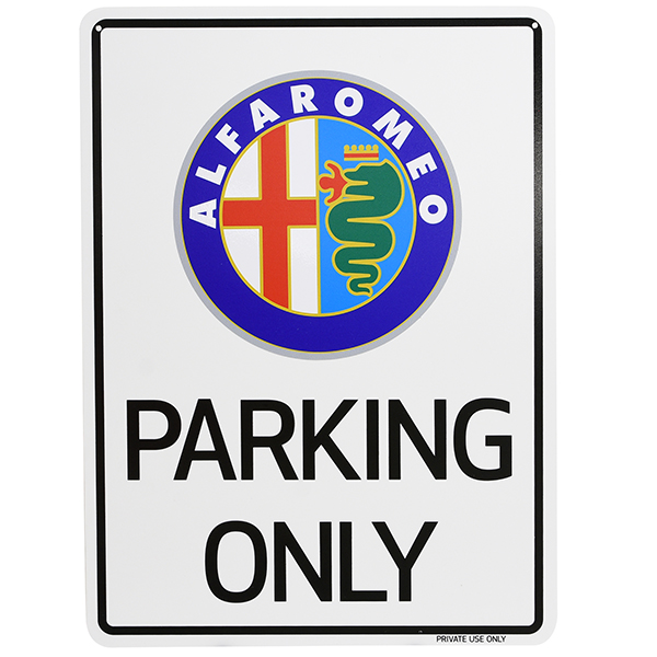 Alfa Romeo Parking Only Boad(Old Embrem)