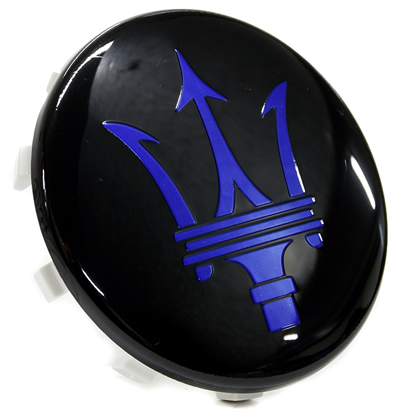 MASERATI Wheel Hub Cap (Black/Blue)
