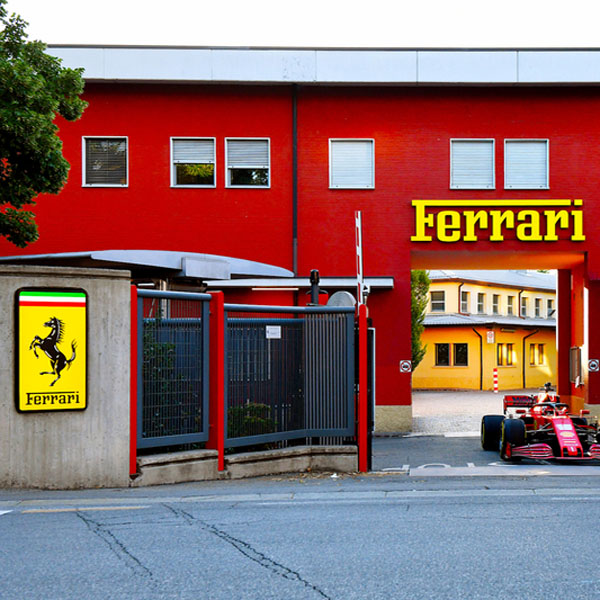 Ferrari genuine sign board (for Ferrari headquarters main gate)