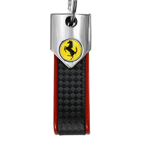 Ferrari Emblem Emblem Keyring(Carbon Look)