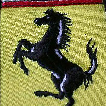 Ferrari Club Italia Emblem Patch (53mmX85mm)