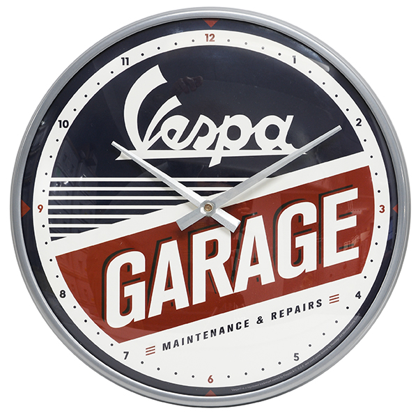 Vespa Official Wall Clock-GARAGE-