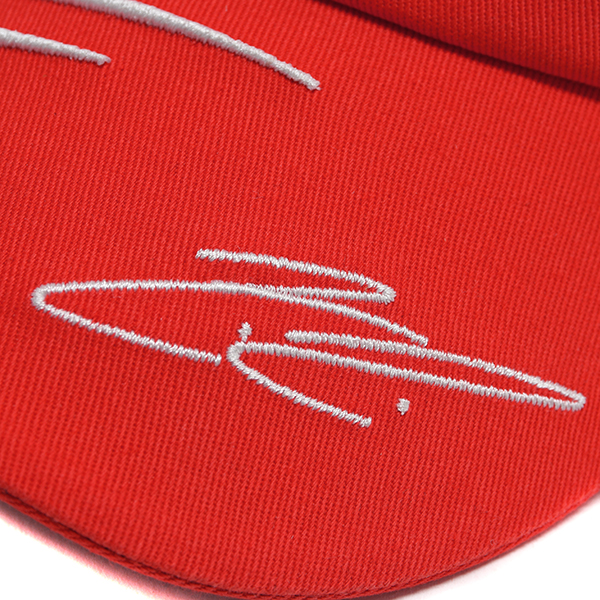Scuderia Ferrari 2008ベースボールキャップ-キミ・ライコネン直筆サイン入り-