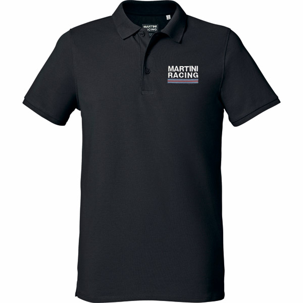MARTINI RACING Polo Shirts-Sportline-(Black)