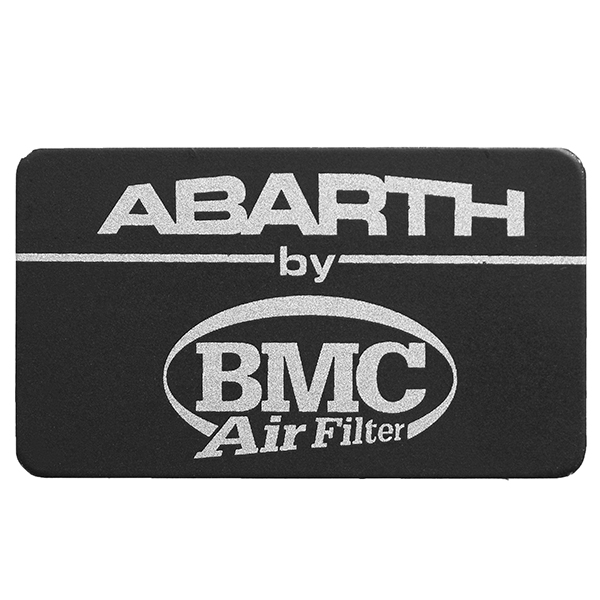 ABARTH BMC Aluminium Plate