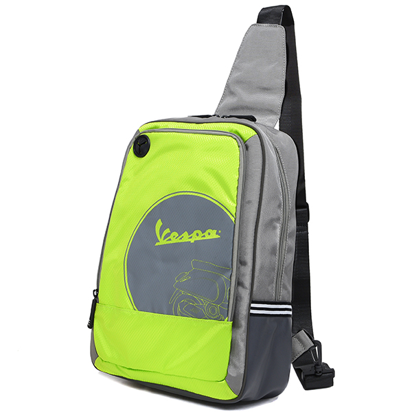 Vespa Shoulder Backpack(Lime/Gray)
